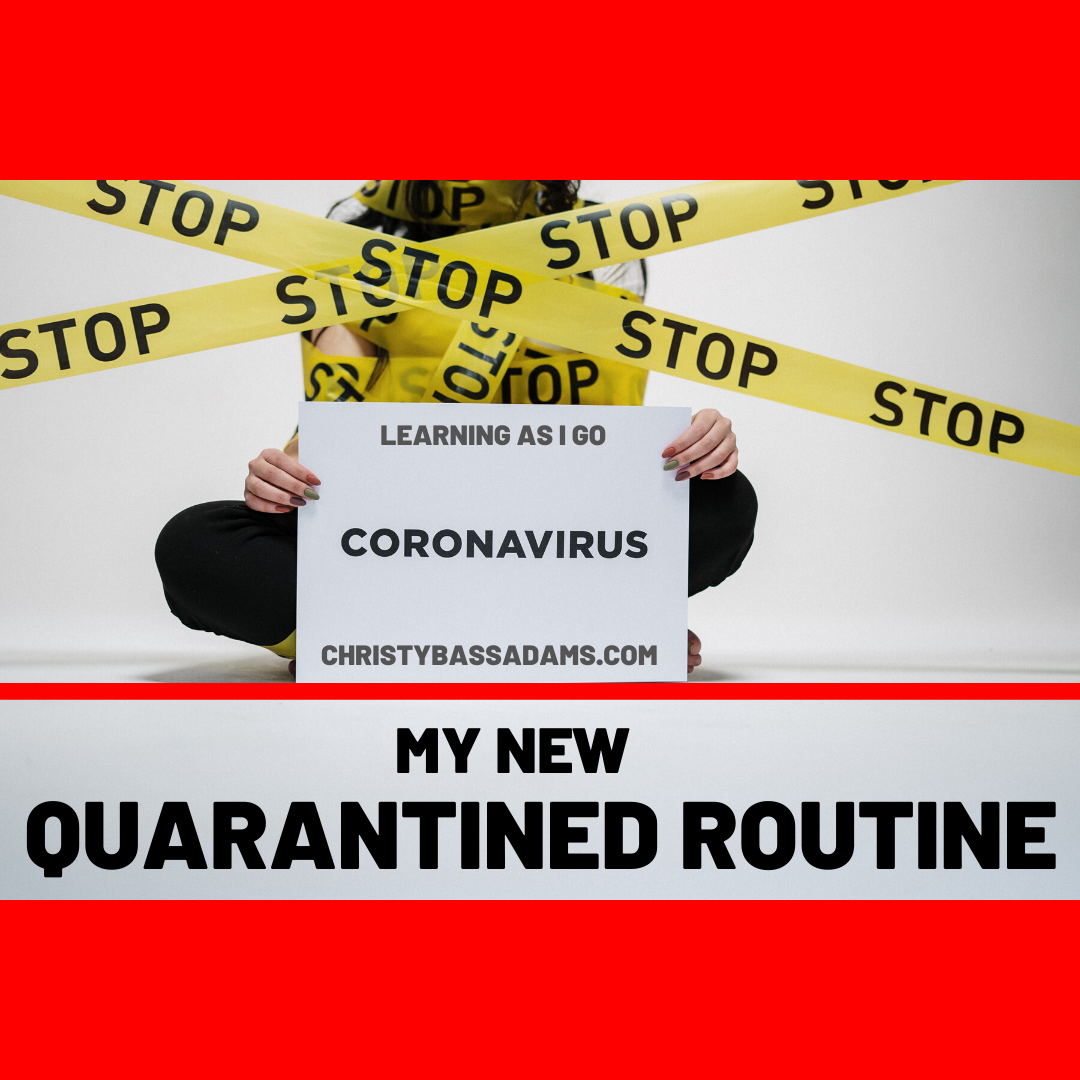 April 8, 2020: My New Quarantined Routine