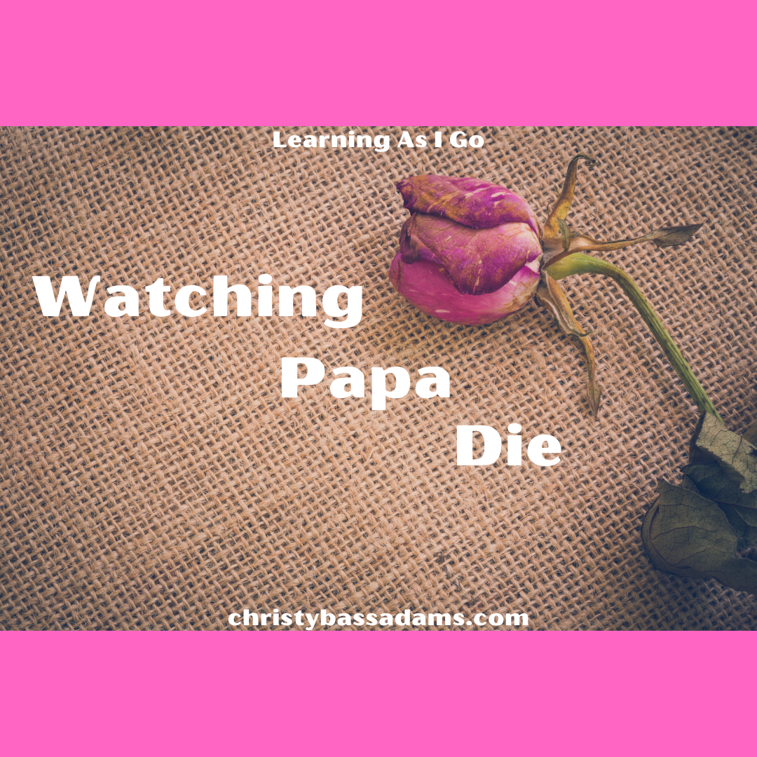 March 3, 2021: Watching Papa Die