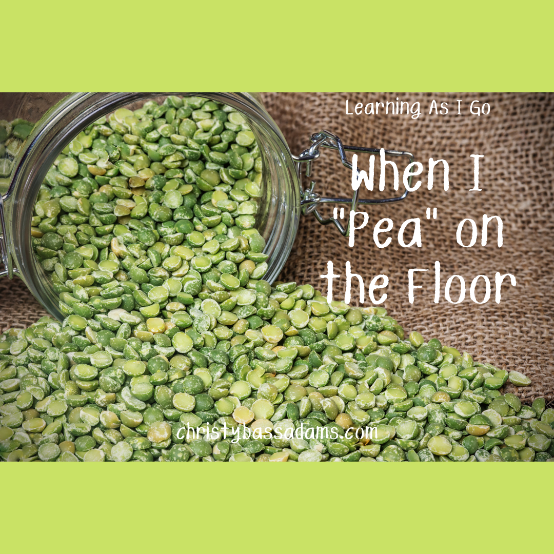 July 21, 2021: When I "Pea" on the Floor